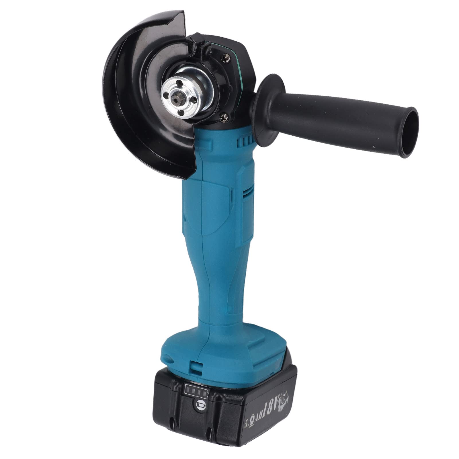 18V Angle Grinder, Cordless Polishing Machine High Efficiency Brushless Motor 10000RPM for Metal Wood Processing