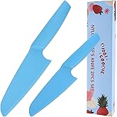kiddi cookie Nylon Knife for Nonstick Pans, 2 pcs | Kitchen Knife Safe, Nonstick Knife Resistant to high temperatures up to 460 degrees Fahrenheit, Blue