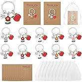 PH PandaHall 10pcs 5 Colors Teacher Appreciation Keychain Gifts, Teacher Gifts Keychain Thanks You Keychains Thank You for Helping Me Grow Card for Teachers ' Day Christmas Gift Thanksgiving Day