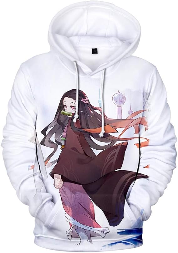 LcuFreoz Demon Slayer 3D Anime Printed Long Sleeve Comfrotable Hoodies for Men: Amazon.ca 