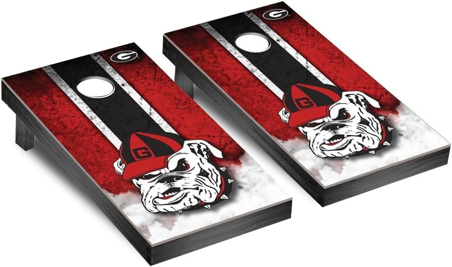 Victory Tailgate Regulation Collegiate NCAA Vintage Series Cornhole Board Set - 2 Boards, 8 Bags - 600+ Teams Available