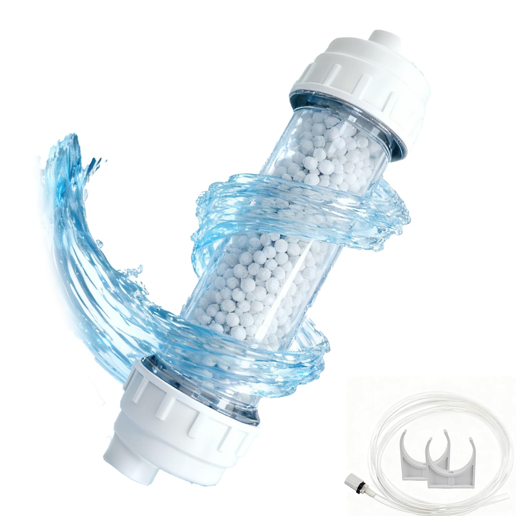 Photo 1 of Condensate Neutralizer Kit, Compatible with Rinnai High-Efficiency Boilers & Tankless Heaters, Acidic Condensate Neutralizer with Transparent Inspection Window, Prevents Pipe Corrosion