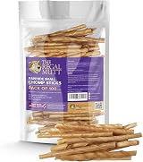 The Regal Mutt Rawhide Chomp Sticks Pack of 100 115mm 5/9mm