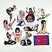 50 pcs Sexy Women Stickers for Skateboard Graffiti Laptop Luggage Guitar Car Decals
