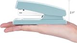 Deli Desktop Stapler 640 Staples 25 Sheet Capacity Blue view 6