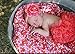 Evelin LEE Baby Photo Prop Infant Lovely Costume Tutu Dress Flower Headband Set Red