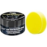 Greedy tree Ultimate Car Plastic and Trim Restorer – Back to Black Restores Faded Trim, UV Protection, Long-Lasting Ceramic Coating, Non-Greasy Formula for Interior and Exterior