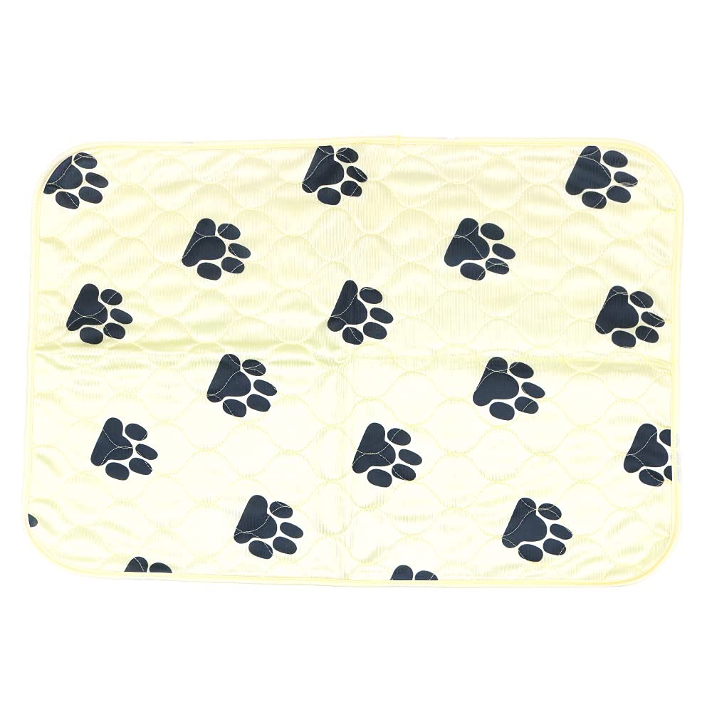 CENPEK Non-Slip Dog Crate Mat Pee Mat for Pets Dogs Cats Washable Dog Pads with Fast Absorbent Breathable Dog Training Pad Yellow