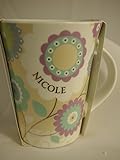 Personalized Female Mugs 181000132 Nicole Coffee Mugs, Medium, Multicolor