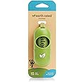 Earth Rated Dog Poop Bags Dispenser, Dog Poop Bag Holder Includes 1 Roll of 15 Unscented Eco-friendly Poop Bags (ERT00037)
