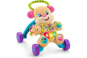 Fisher-Price Baby Toy Laugh & Learn Smart Stages Sis Walker with Educational Music Lights & Activities for Infants Ages 6+ Months
