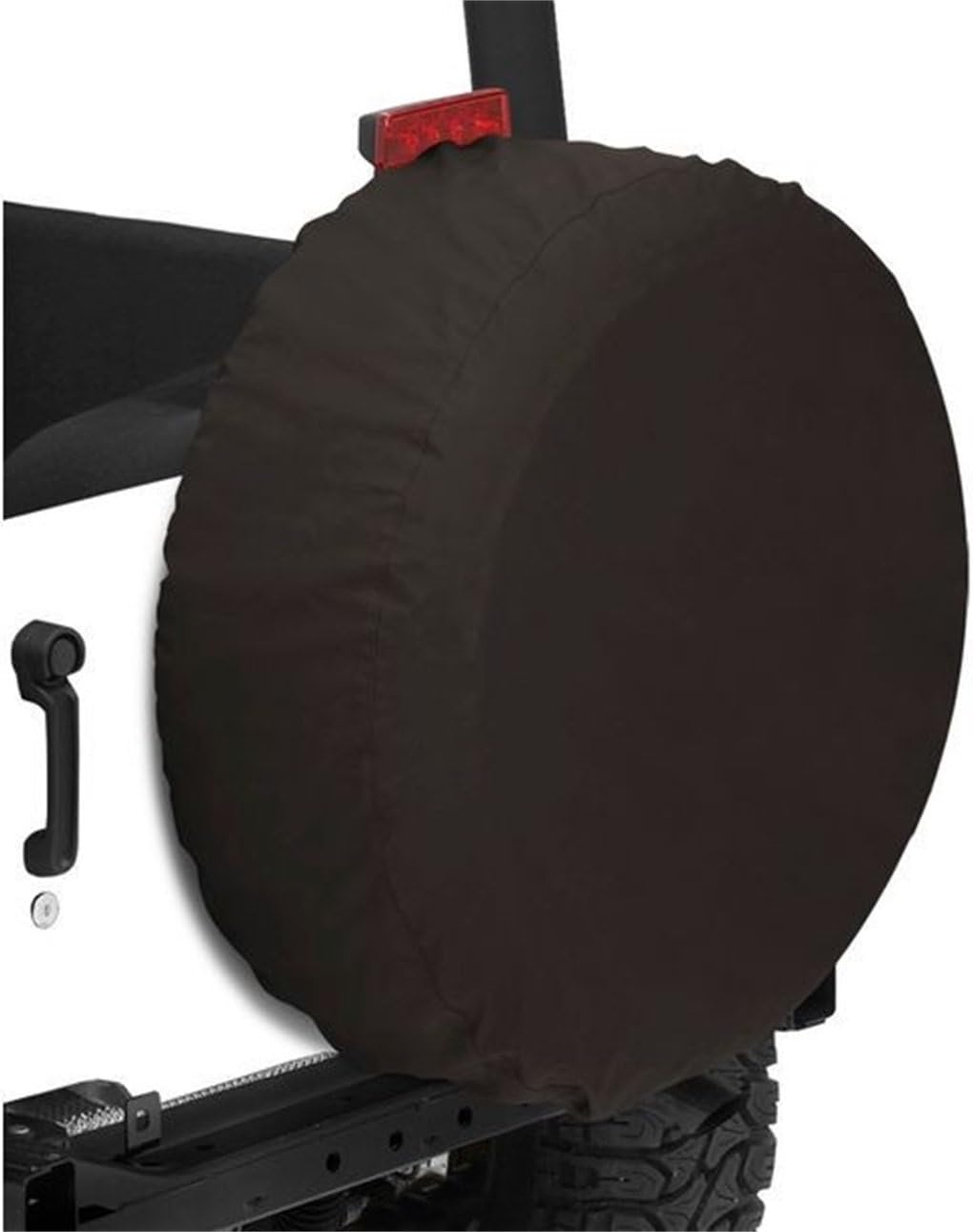 Bestop 61026-01 Black Crush X-Small Tire Cover for tires 26.5" diameter, 7.5" deep (fits original Samurai spare tire): Automotive