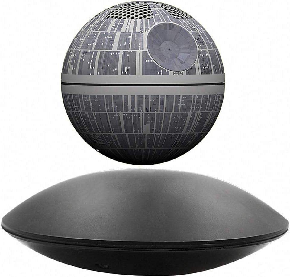 Levitation Floating Bluetooth Speaker Magnetic Levitation Audio, 360-Degree Sound, Base Lighting, for Home,Office Decor,Unique
