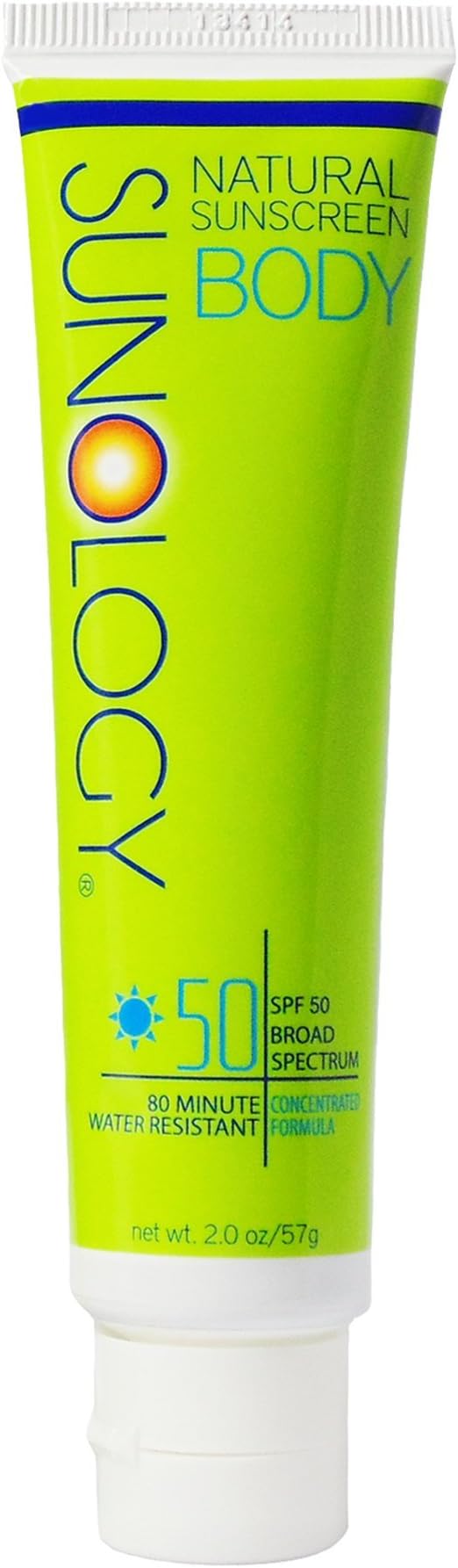 Sunology Body Mineral Sunscreen SPF 50 Broad Spectrum Lotion, Sport, 2 Ounce Tube