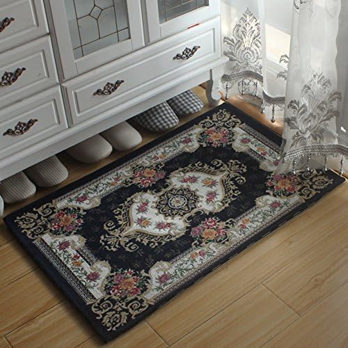 European-style Floor Mats/Doormat/Door,Mats In The Hall/Bathroom Non-slip Mats/Bathroom,Absorbent,The Bathroom Floor Mat/Bedside Blanket-E 50x80cm(20x31inch)