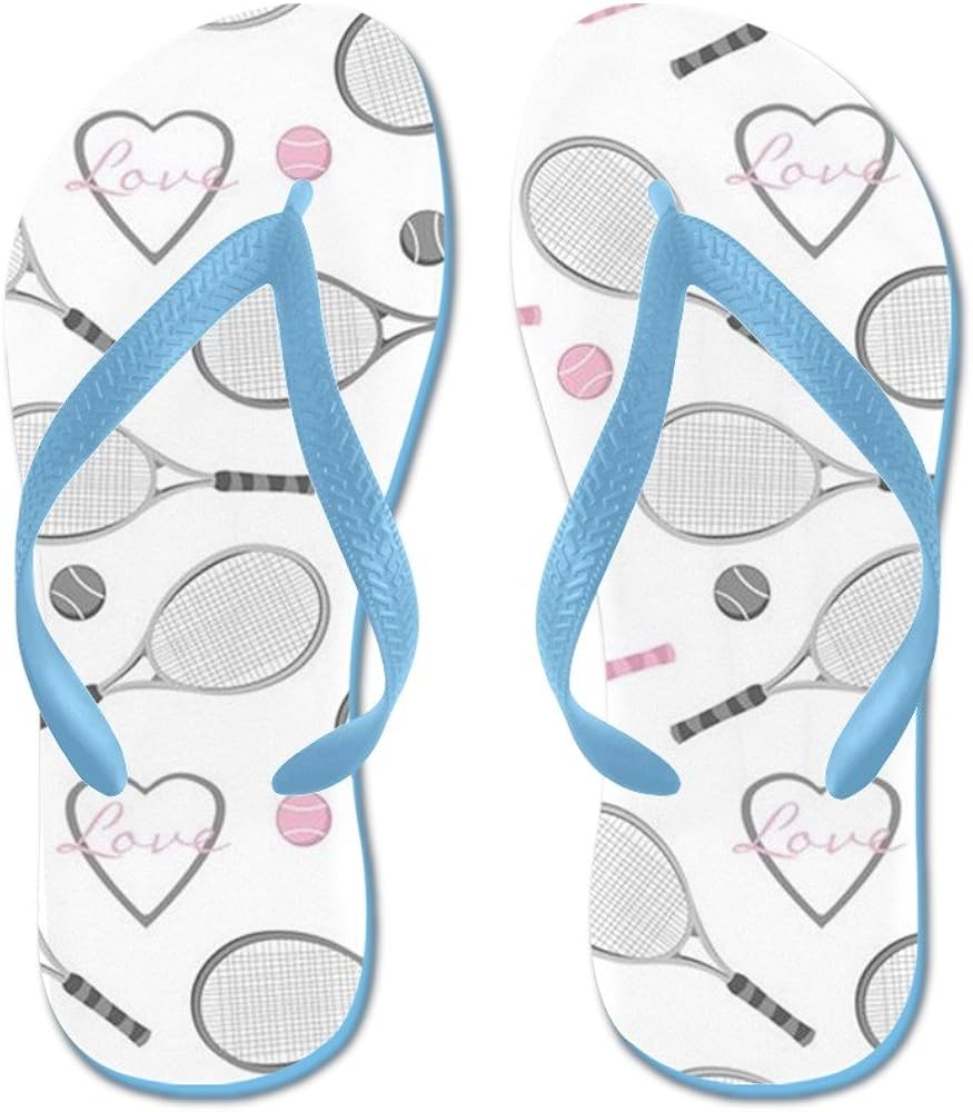 love pink flip flops