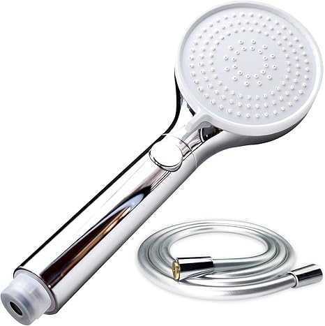Amazon Gsodc シャワーセット シャワヘッドホース付き 節水シャワーヘッド 高水圧 70 増圧 水圧 強い キモチイイ水流 高級感のシルバー シャワーヘッド ホーム キッチン オンライン通販