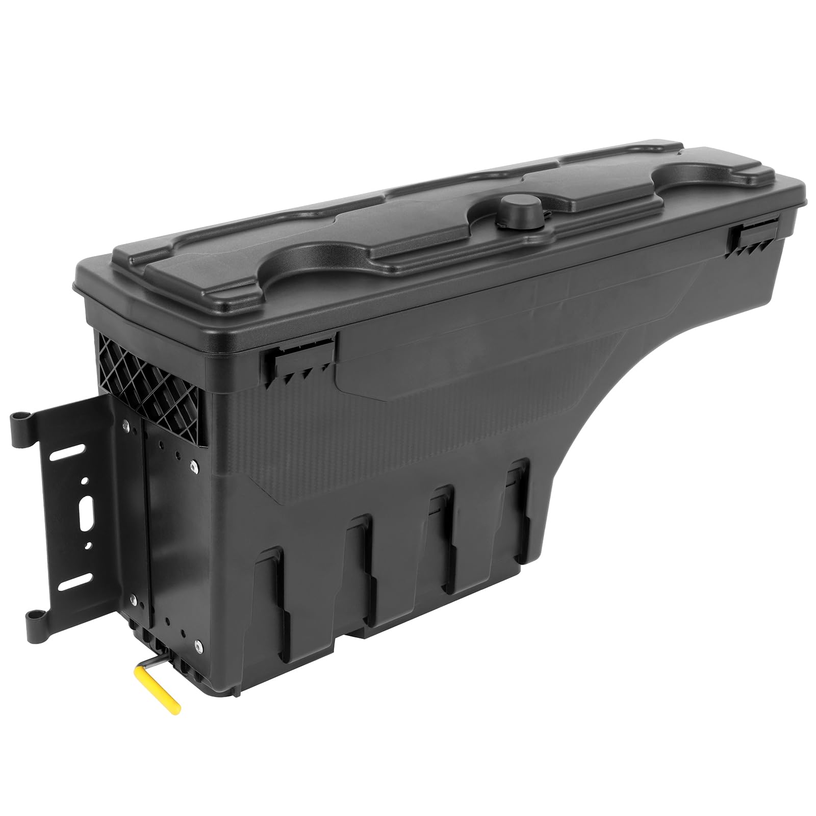 SCITOO Truck Bed Tool Box for Dodge Ram 1500/2500/3500 2002-2010 for Dodge Ram 3500 2010-2018 Left Driver Side,Multi-Compartment Dividers Organized Storage,Heavy Duty & No-Drill Installation