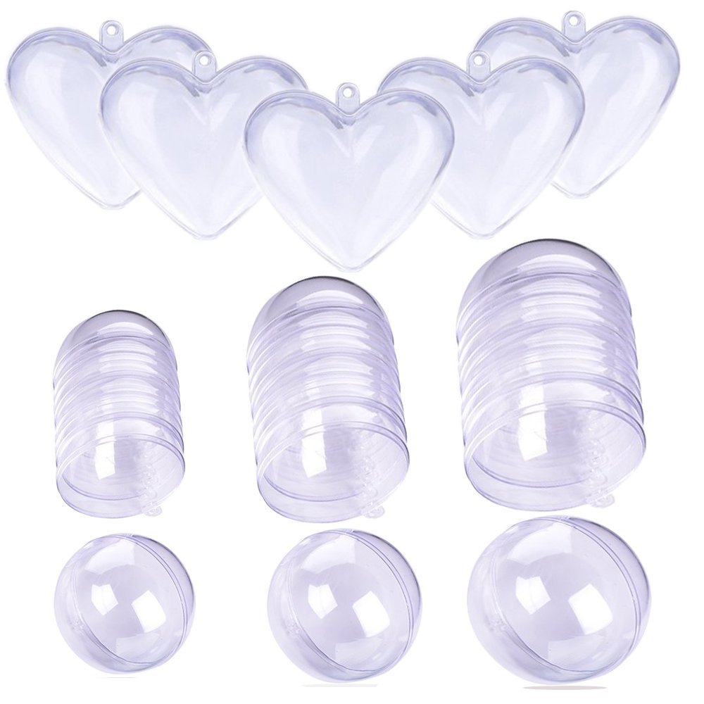 Bath Bomb Mold, Outee 20 Sets Plastic Bath Bombs Molds Large Medium