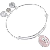Alex and Ani Rose Charm Bangle