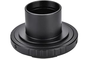Acouto 1.25in Astronomical Telescope Mount Adapter T SLR Ring for Camera Lens