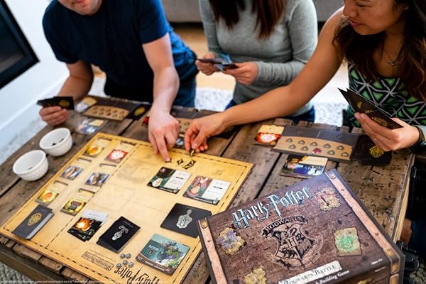 USAOPOLY HARRY POTTER HOGWARTS BATTLE COOPERATIVE DECK BUILDING CARD GAME | OFFICIAL LICENSED MERCHANDISE BOARD GREAT GIFT FOR FANS MOVIE ARTWORK FOR 132 MONTHS TO 1188 MONTHS