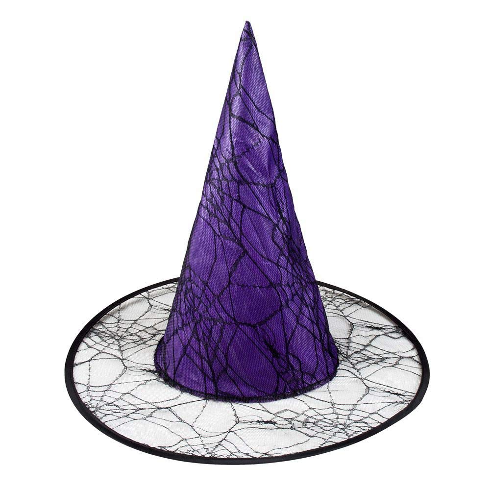Boland 10130530 Wicca Witch Children's Hat Purple/Black