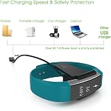 AWINNER Charger for Fitbit Alta USB Charging Cable Replacement 2 Pack view 5