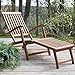 Coral Coast Dorado Acacia Steamer Deck Lounge Chair