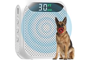 MALOK Anti Barking Devices - 30FT Effective Range, 3 Adjustable Modes, 2025 Upgrated Rechargeable Ultrasonic Dog Bark Deterrent - Suitable for All Large & Small Dogs