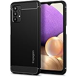 Spigen Rugged Armor Designed for Galaxy A32 5G / Designed for Galaxy M32 5G (in) Case (2021) - Matte Black