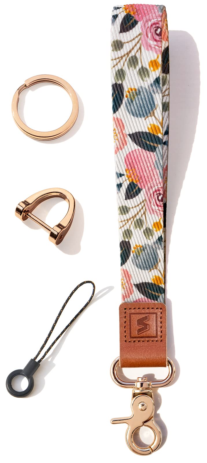SENLLY Wristlet Lanyard Strap for Keys, Original Pattern Design Wrist Keychain Holder — image 1