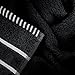 6-Piece Towel Set - Combed Cotton Rice Weave Bathroom Accessories with 2 Bath Towels, 2 Hand Towels, and 2 Washcloths by Bedford Home (Black)
