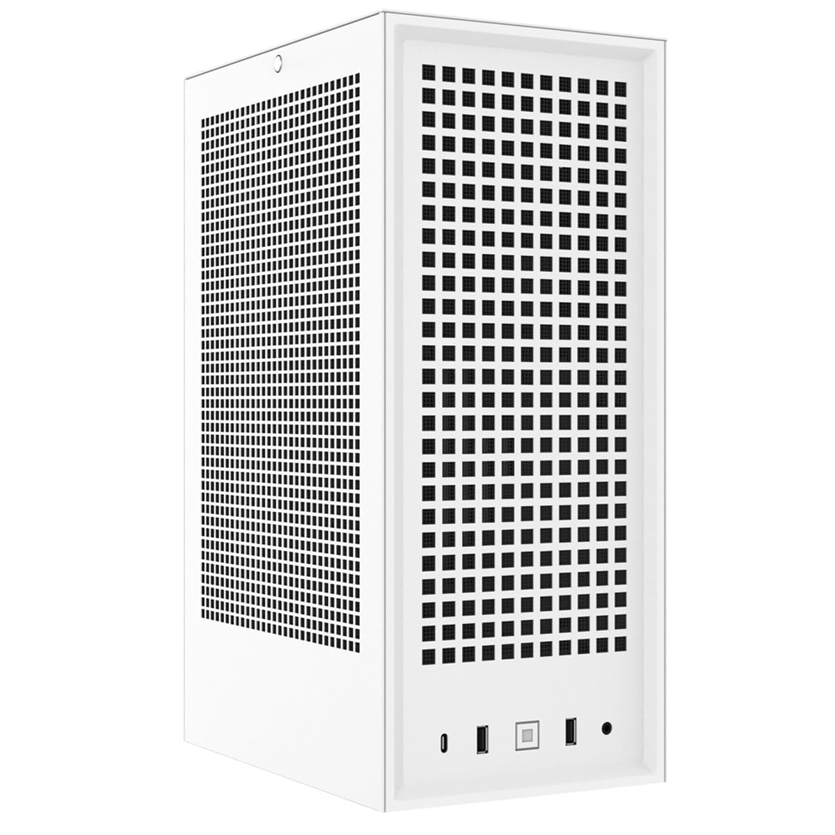 HYTE Revolt 3 Small Form Factor Premium ITX Metal Computer Gaming Case Only, White