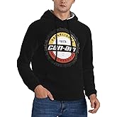 PBFDCPA Can and am Men'S Casual Pullover And Long Sleeve Hoodie With Hat Pocket Shirt Black