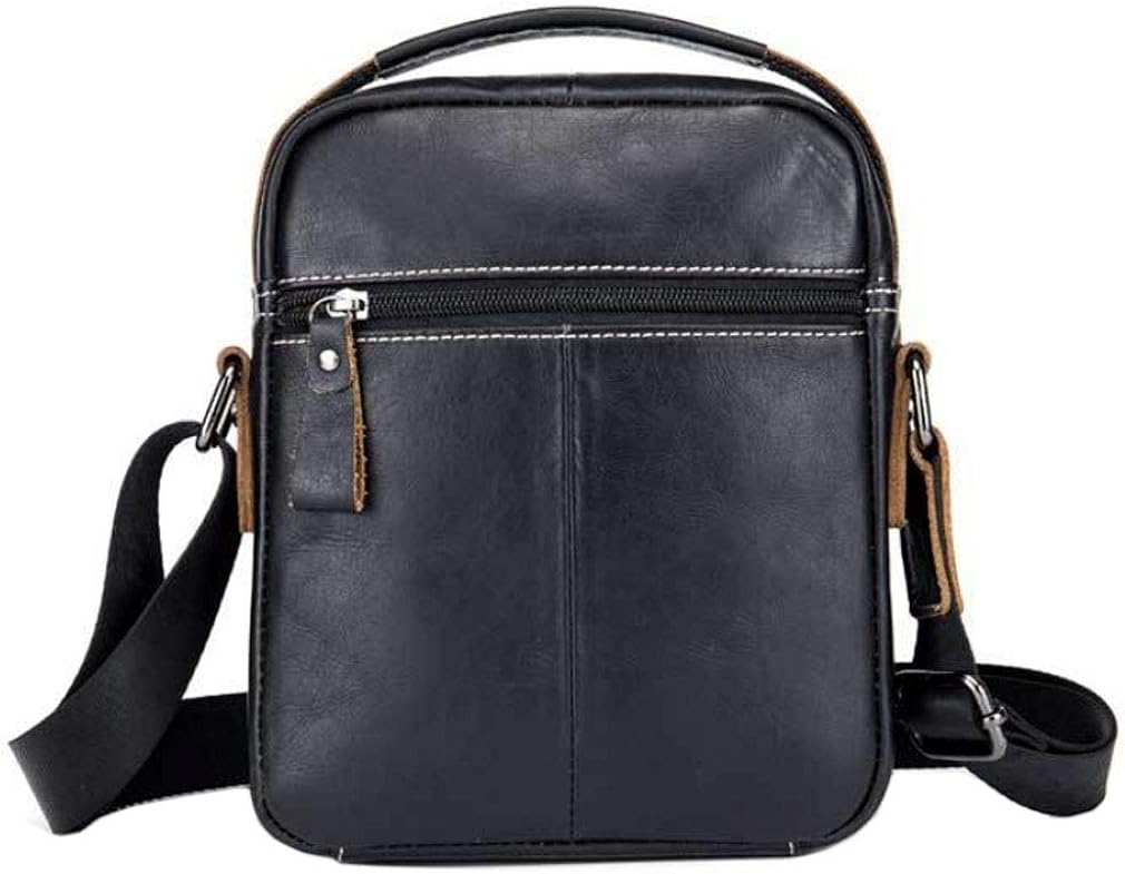 Xieben Vintage Leather Mens Handbag Shoulder Bag for Men Everyday Casual Business Briefcase Cross Body Messenger Pack Tote Handbags Coffee - Image 4
