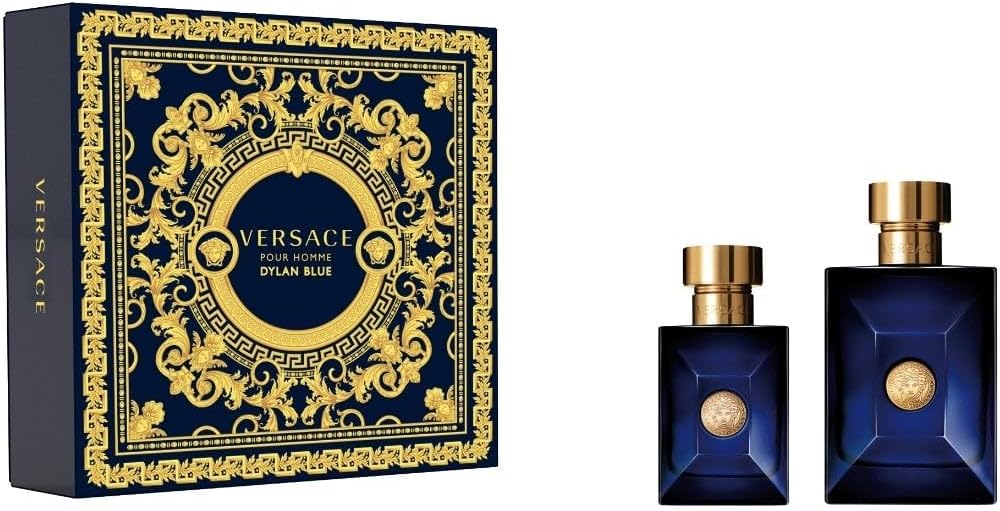 Versace Dylan Blue EDT 100ml Gift Set 2023 Men's Cologne Fragrance