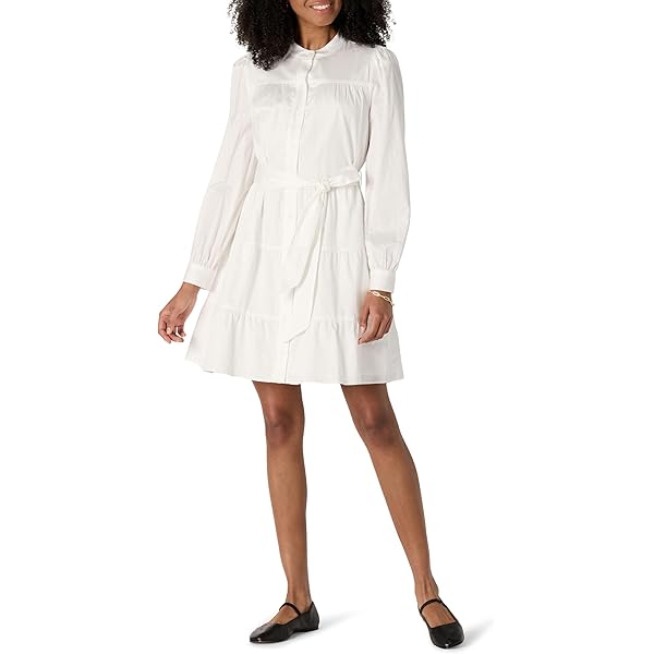 chinese dress ladies St. John Womens Silk Shirt Dress, 0 Multi-Colored at Amazon Women's  Clothing store