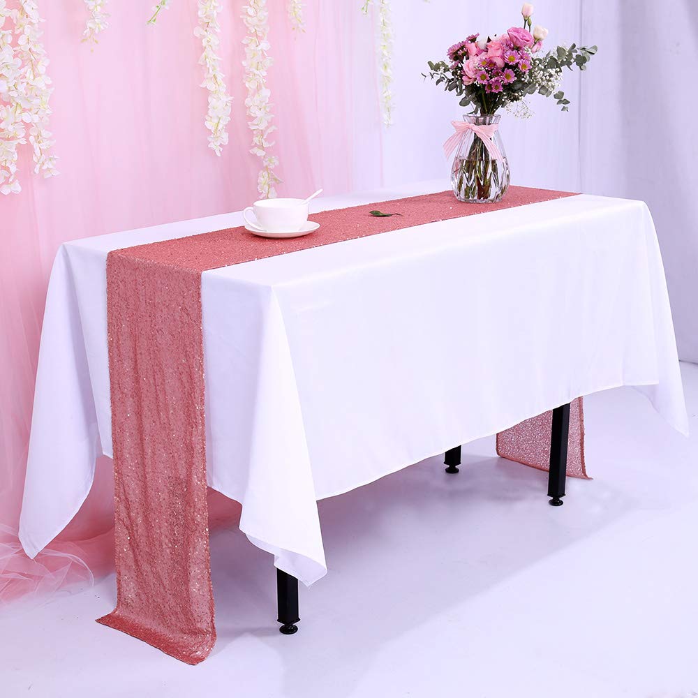 Best Blush Pink Lace Table Runner