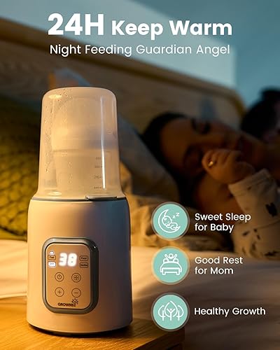 Baby Bottle GROWNSY Bottle Warmer, 8-in-1 Fast Baby Milk Warmer - Main Image
