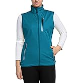 33,000ft Women's Lightweight Running Vest Outerwear with Pockets, Windproof Sleeveless Jacket for Golf Hiking Travel