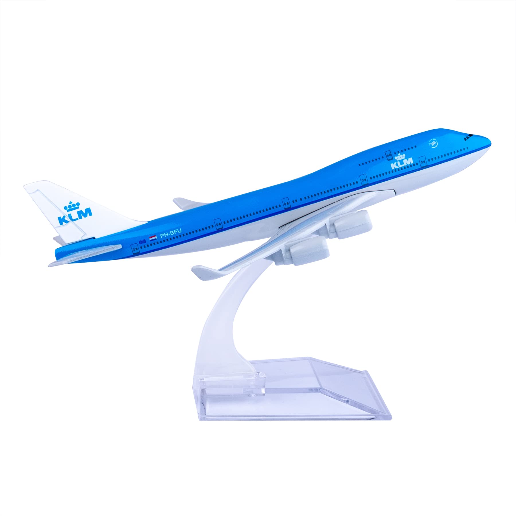 Bswath Model Airplane 1:400 Scale Model KLM Holland 747 Model Plane Diecast Airplanes for Gift and Collection (Holland 747)