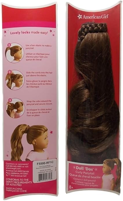 curling american girl doll hair