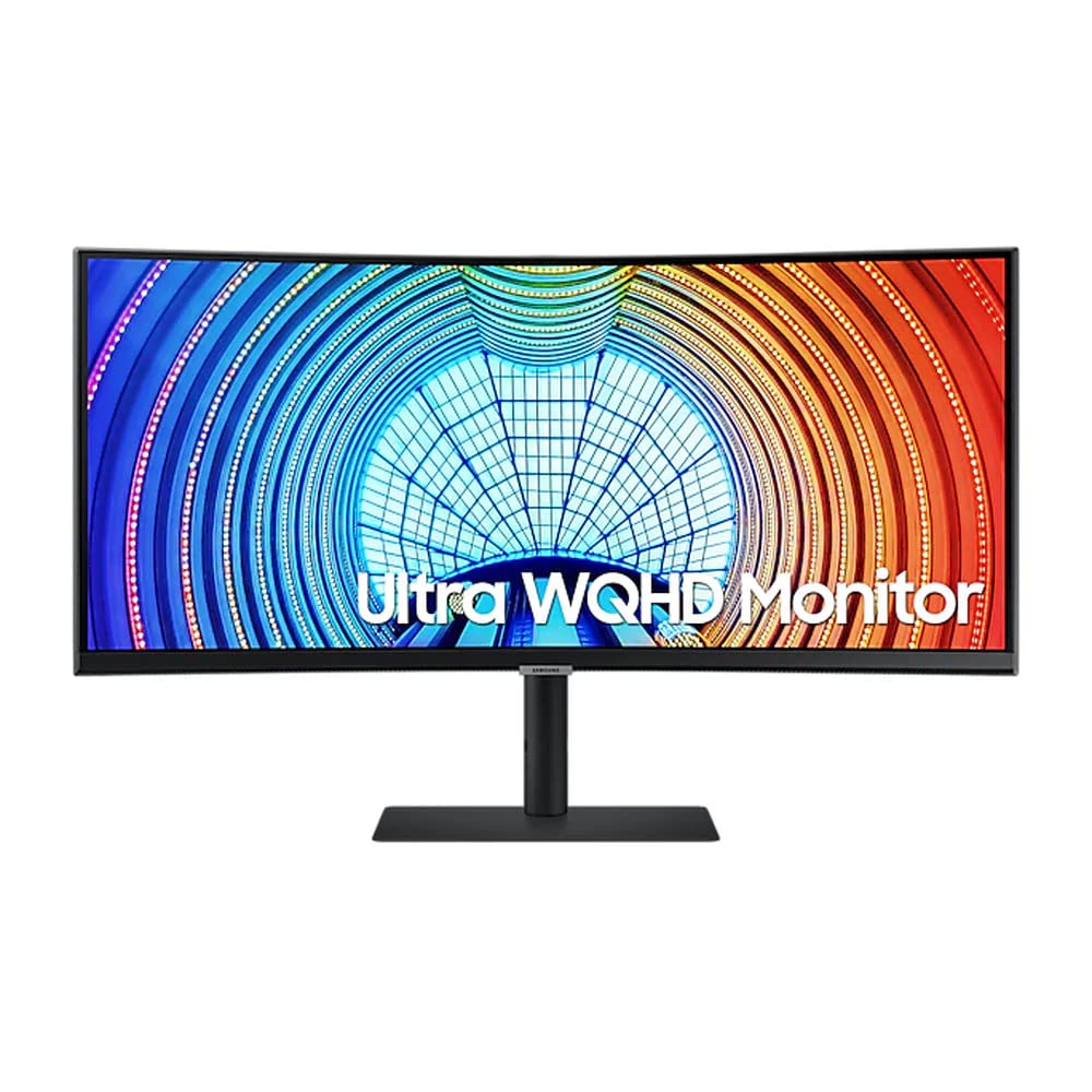 Samsung Écran PC Professionnel 34'' Série S65Ua Noir, Écran Incurvé 1000R, Dalle Va, Uwqhd (3440 X 1440), Hdmi, Display Port, Hub Usb, Usb-C, Port Lan, Pied Has Et Fonction Pivot Jusqu’À 50€ Remboursés