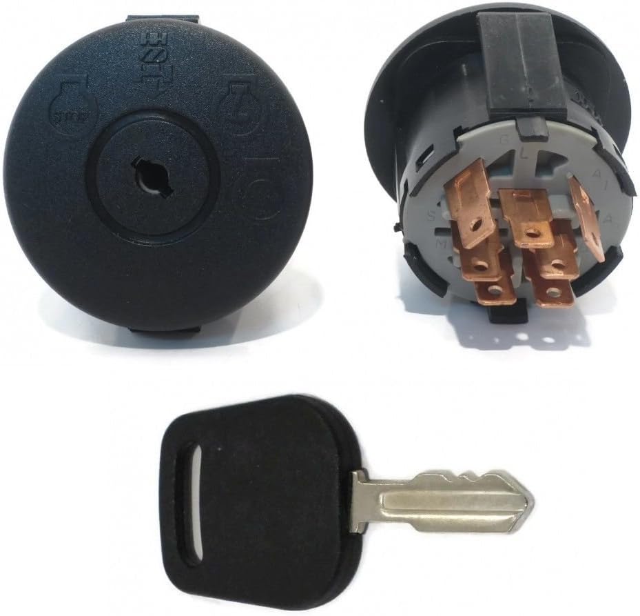 IGNITION STARTER SWITCH & KEY fits AYP Sears Craftsman Poulan 193350 Lawn Mower