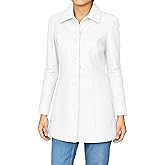 Jild Casual Car Coat Lambskin Leather Jacket Women – ¾ Length Blazer Overcoat Style Leather Long Coat Women