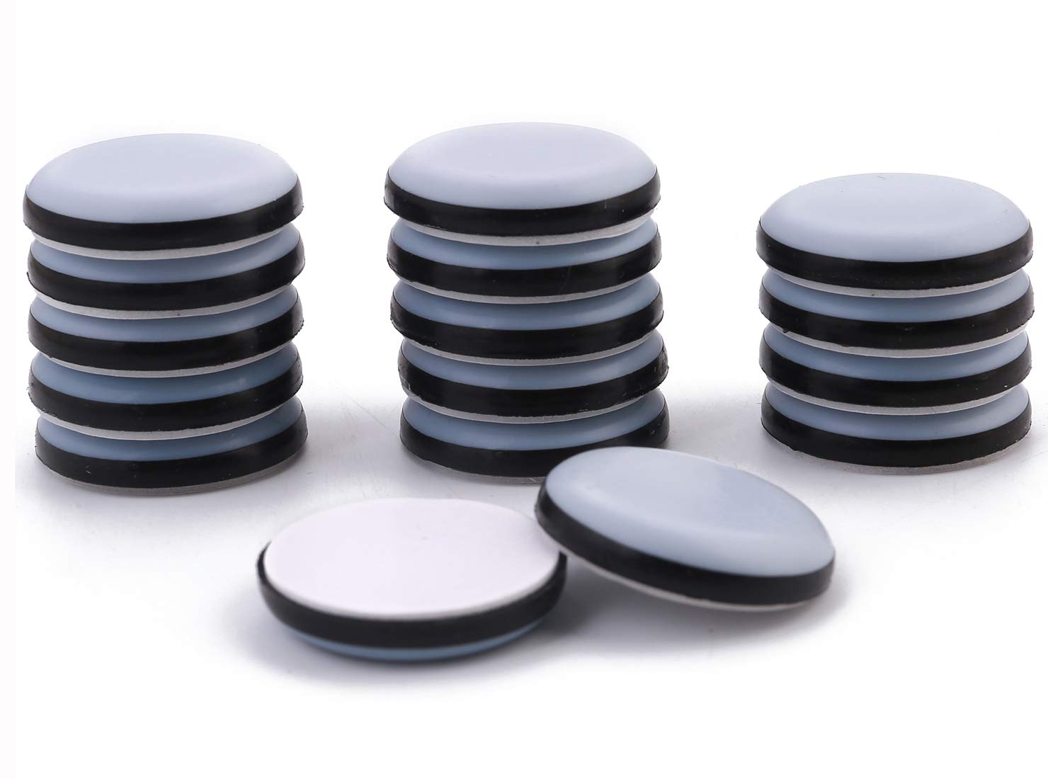 Photo 1 of 1.16" Adhesive Furniture Sliders -Furnigear Chair Glides PTFE Mover Slide on Furniture & Kitchen Appliances Slider Easy and Safely - Best Furniture Sliders for Carpet Hardwood Floors (grey-16 Pack)