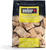 Weber Apple Wood Chunks 1.5kg Smoking Wood Chips for BBQ & Smoker view 3
