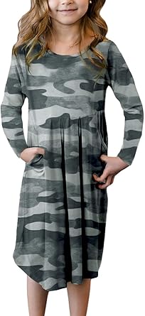 girls grey maxi dress