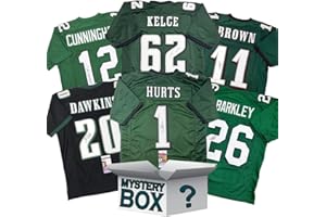 HOFSM.COM HALL OF FAME SPORTS MEMORABILIA Autographed/Signed Philadelphia Football Jersey Mystery Box with PSA JSA or Beckett COA